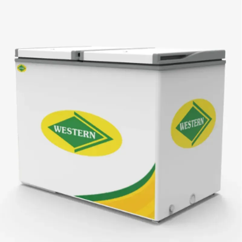 WESTERN 367 Litre (Freezer- 162 L / Cooler-205 L) Double Door Combined Deep Freezer, B425H220 for Supermarkets