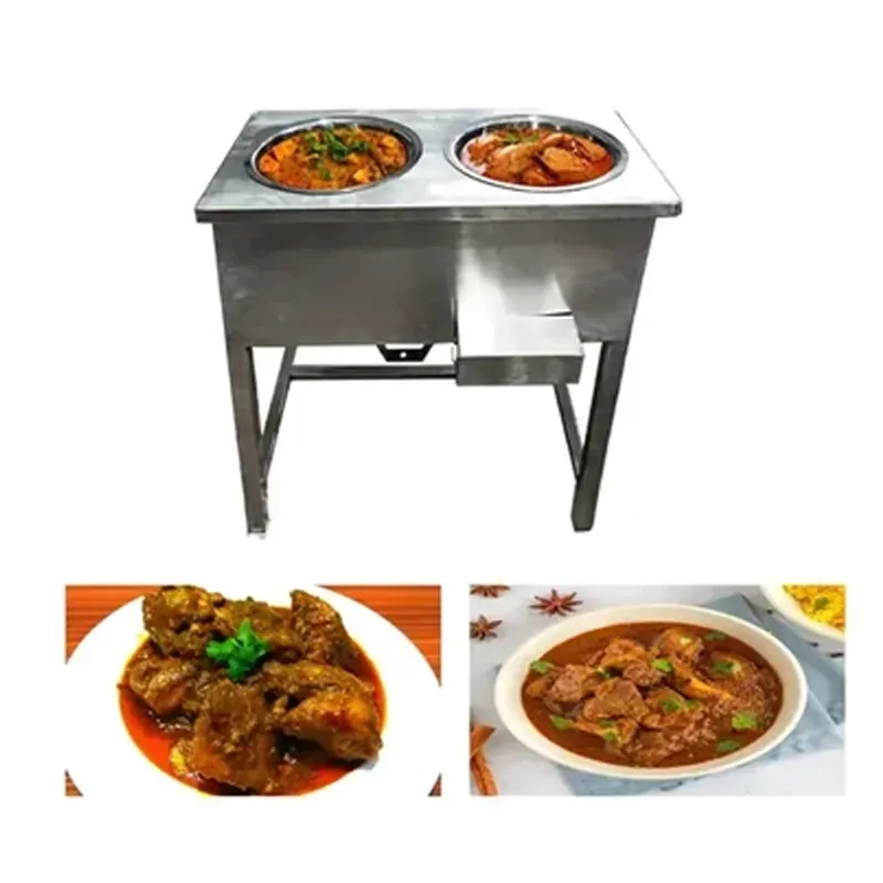 Mira Steels 3 kW 4 Litre Capacity Steel 2 Pots Electric Bain Marie and Stainless Steel Body