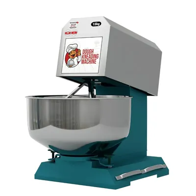 MICROACTIVE 15 kg Dough Kneader 1.5 HP Motor for Wheat/Besan/Maida With SS Bowl & Beater For Hotel, Bakery Uses