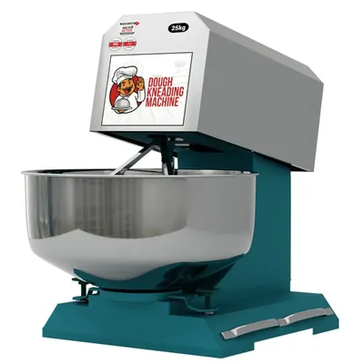 MICROACTIVE 25 kg Dough Kneader 1.5 HP Motor for Wheat/Besan/Maida With SS Bowl & Beater For Hotel, Bakery Uses