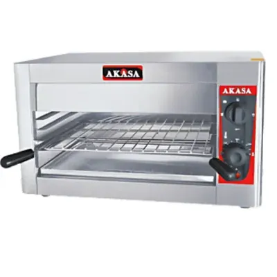 AKASA 20 L ES 20 Electric Salamander Grill Machine, 1600 W with Stainless Steel Body For Grilling, Toasting, Melting, Broiling