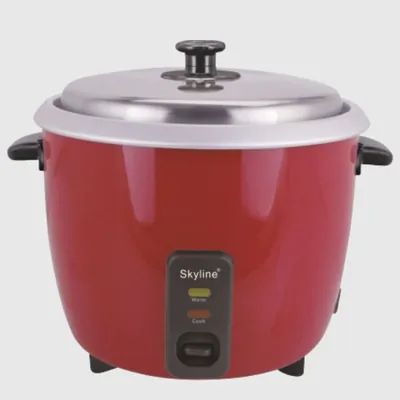 Skyline (Pack of 6) 1.8 L Drum Rice Cooker with Double Pot, 700 W Power (VTL- 901)