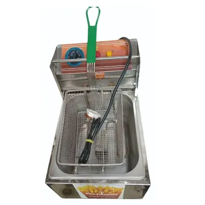 Eco Friendly Electric Deep Fryer 8 Litre, Single Tank SS Body Suitable for Commercial and Home Use