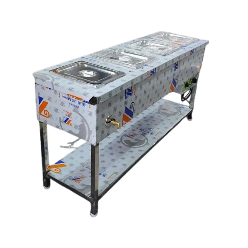 Heavy Duty 4 Pot x 5 Litre Electric Bain Marie, Stainless Steel Body for Restaurants & Catering