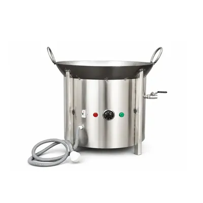Commercial 18-Inch Electric Kadai with MCB Safety Feature, 3000 W Power for Commercial Kitchens