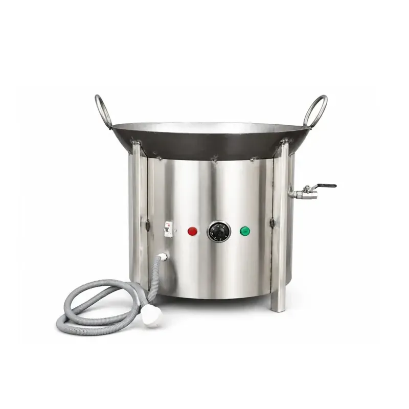 Commercial 18-Inch Electric Kadai with MCB Safety Feature, 3000 W Power for Commercial Kitchens