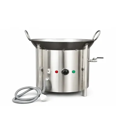 Commercial 20-Inch Electric Kadai with MCB Safety Feature, 3000 W Power for Commercial Kitchens