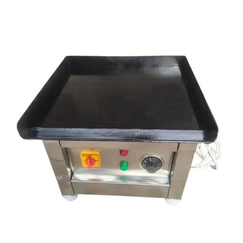 Electric 2 kW Table Top Dosa Bhatti 8 mm Plate, 15 x 15 Inch Size