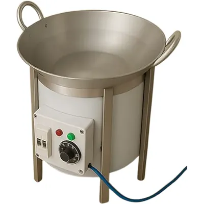 20-Inch Round Table Top Electric Kadhai, 6000 W with Safety Features (MCB/Auto-Cut Off)