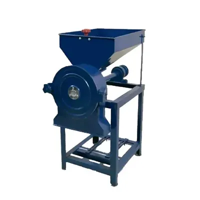 Commercial 10 Inch SS Flour Mill/Pulverizer Machine Without Motor, 25-30 kg/hr