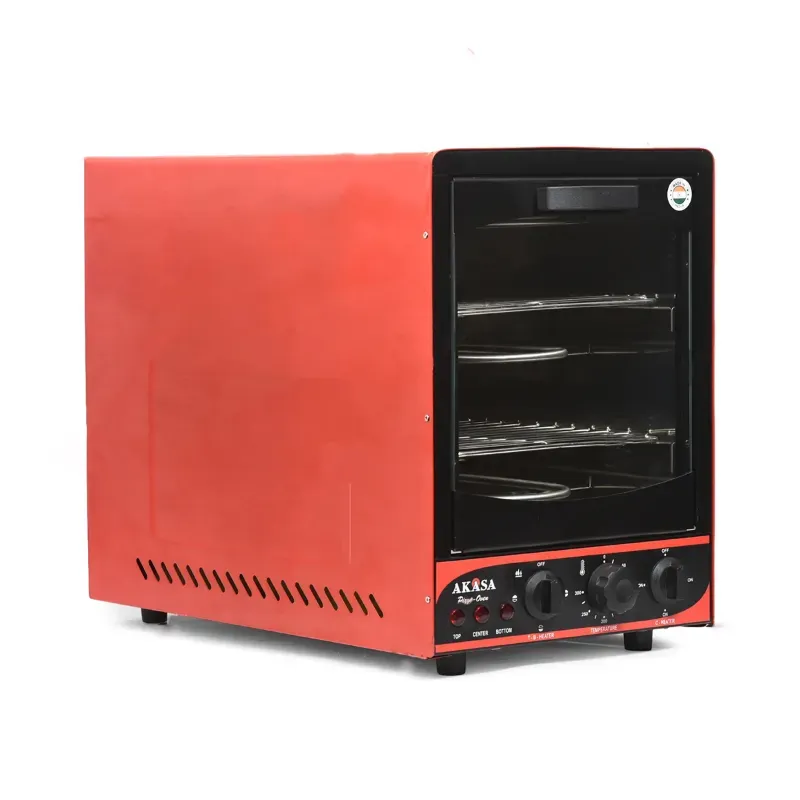 AKASA PO 408 PC Electric Pizza Oven with 2 SS Grill, 2400 W