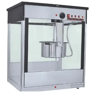 AKASA PCM 8 Stainless Steel Electric Popcorn Machine, 1200 W