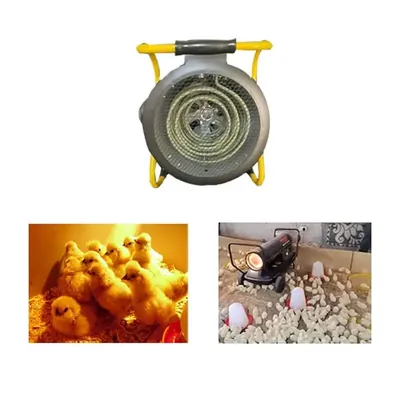 9 kW Electric Poultry Brooder for 6000 chicks, Area Coverage 980 m3/hour
