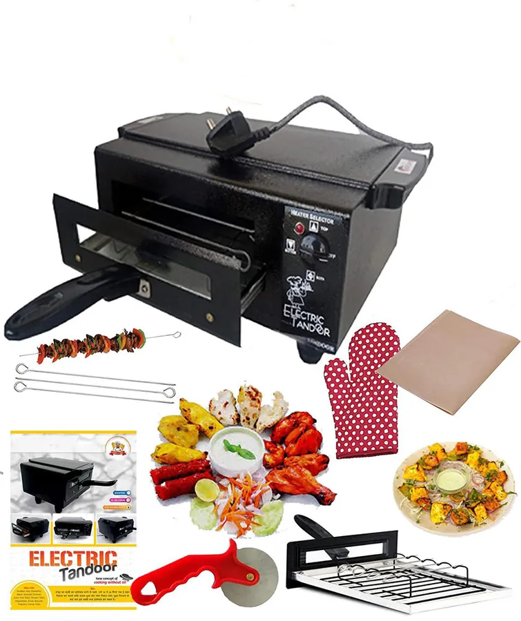 STARCAVE 11 Inch Electric Tandoor, 1500 W with Regulator Control
