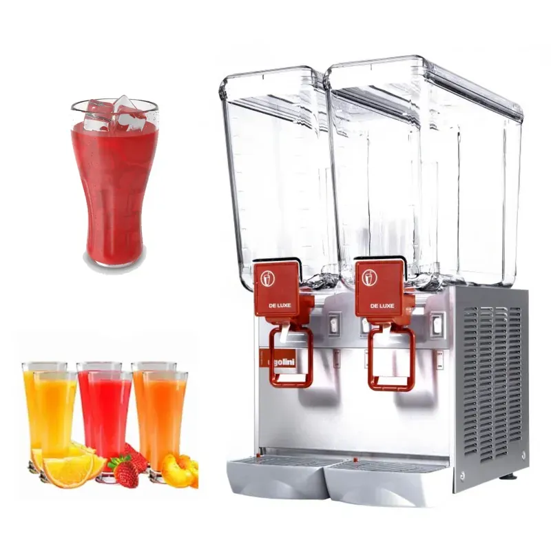 Ugolini 24 Litre(12 L+12 L) Capacity DELUXE 12/2 AA Two Jar Electric Drink Dispenser with Agitator