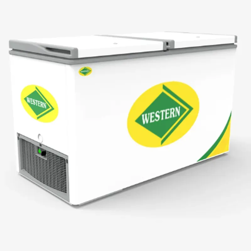 WESTERN 351 Litre Hard Top Double Door Eutectic Freezer, E425H220 for Supermarkets