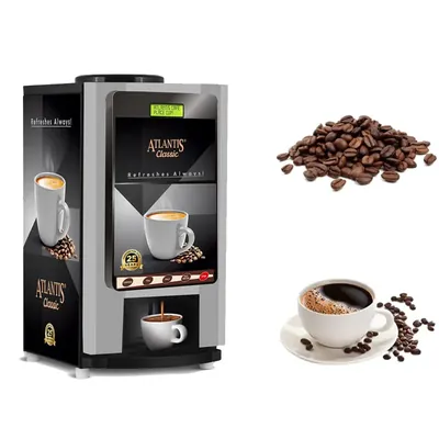 Atlantis Classic 2 Lane Tea Coffee Vending Machine, 3 Litre Hot Tank