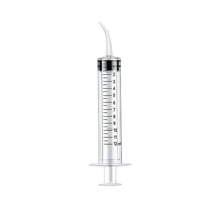 Gentle Hand Feeding Syringe With Curved Tip Ideal For Puppies, Kittens, Birds & More (Pack of 5)