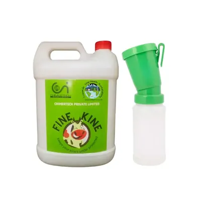 Chimertech 5 kg FineKine All Natural Post Milking Udder Hygiene Teat Sealant Preventing Bacterial Growth Mastitis Combo
