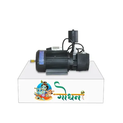 GODHAN 200 LPM Monoblock Vacuum Pump for Godhan Gs-200 Oil Single Bucket Milking Machine