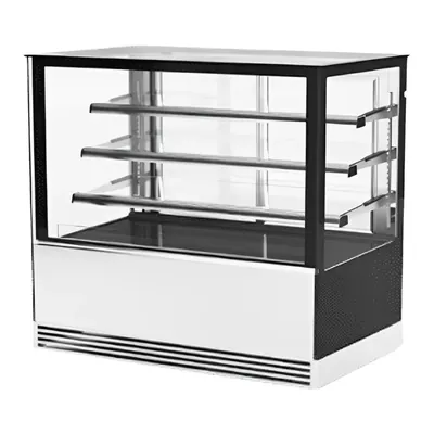Elanpro EDC 901 F3 Titanium Refrigerated Flat Showcase with Heated Glass