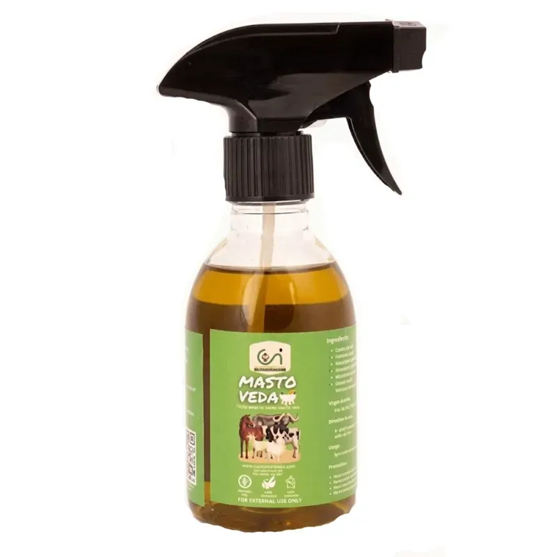 CHIMERTECH 200 ml Herbal Veterinary Mastitis Relief Spray Pain Inflammation Care Udder Health For Cattle