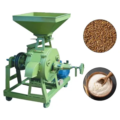 Commercial 15 Inch (380 mm) Flour Mill/Atta Chakki Machine with 4 HP Motor, 45-50 kg/hr