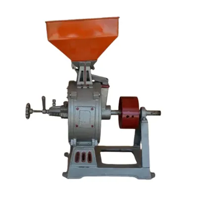 Emerald 14 Inch Third Pedestal Sunstone Type Vertical Flour Mill with 80 kg/hr Production Capacity, Without Motor