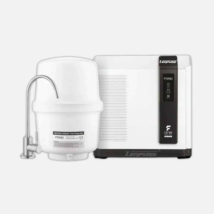 ZENPURE Aqua Fonix UTC with RO+UF+ Zinc, Copper and Alkaline RO Water Purifier, 15 L x 20 W x 24H Centimeters