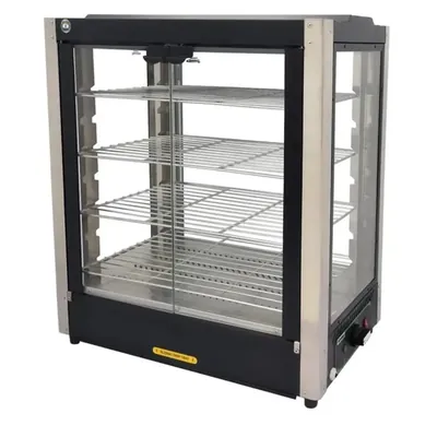 ADORMA 800 W FDW 95LH Food Display Warmer, Four Steel Wire Shelves Patties Warmer hot case