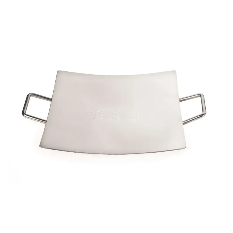 Mira Steels Commercial 20 Inch Square Tawa Platter of 3 mm Thickness, Stainless Steel Body, for Catering Purpose