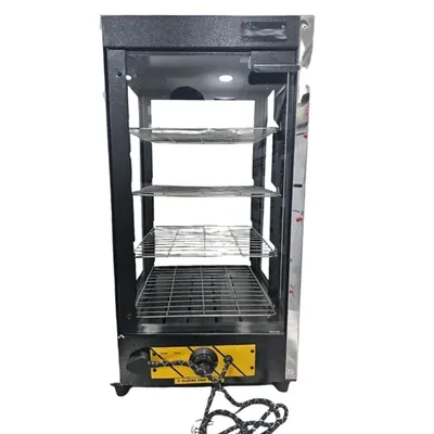 Electric 15 x 15 x 28 Inch Metal Food Warmer for Restaurant For or Buffet lines, Catering Services, and Quick-service setups