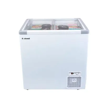 Rockwell 225 Litre (Model, SFR250GT) Freezer with Storage Baskets and Sliding Door
