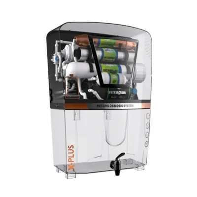 JetAqua 10-12 Litre/hr Full Transparent X Plus (RO + UV + UF) Water Purifier