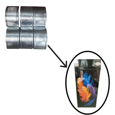 Galvanized Jali Set for 1 HP Domestic Atta Chakki