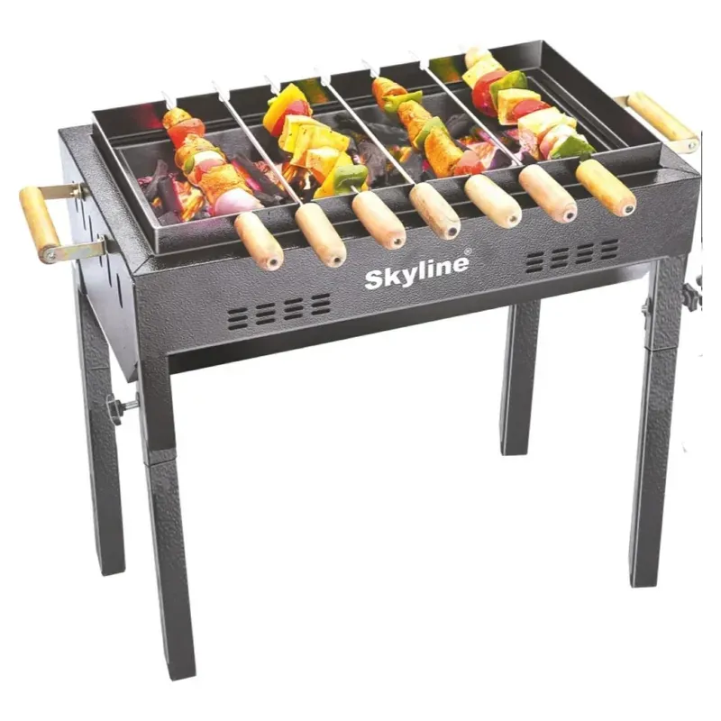 Skyline (Pack of 4) Garden Charcoal Barbeque with 7 Skews, VTL-4600