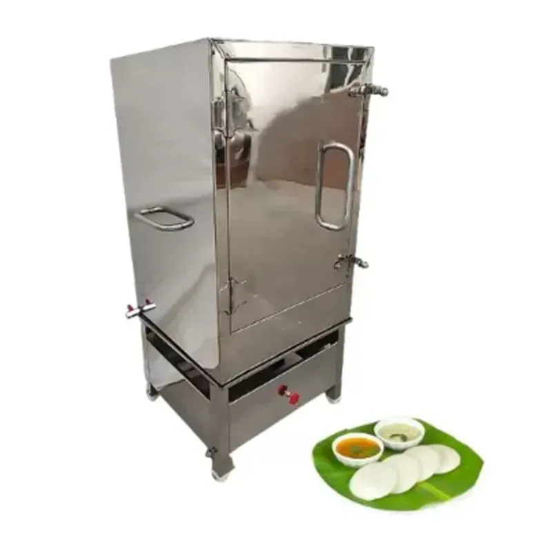 Electric and Gas Operated Idli Making Machine with 144 Idly Capacity, 12 Regular Tray SS 202