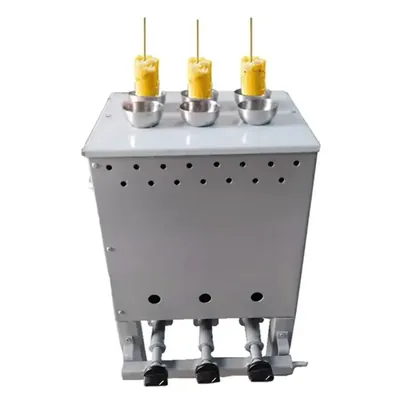 Commercial Gas Operated 6 Egg Sausage Roll/Hot Dog Maker Machine with Free Accessories