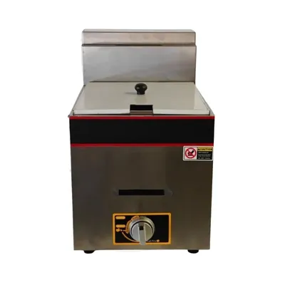 Stainless Steel 304 Gas operated Deep Fryer 8 L capacity With Single Tank