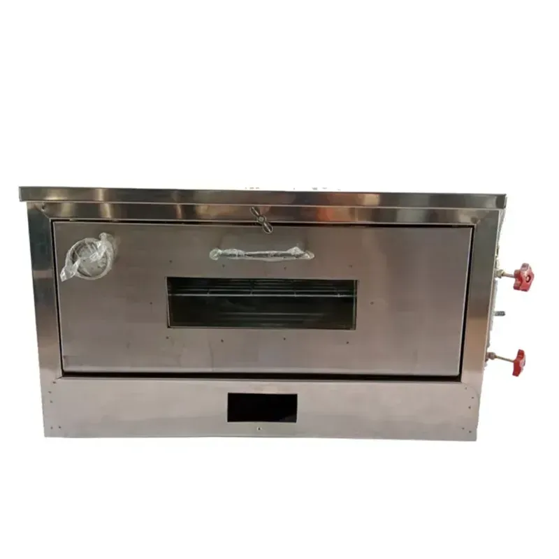 Commercial 17 x 14 Inch Gas Operated Pizza Oven of 4 Pizza Capacity