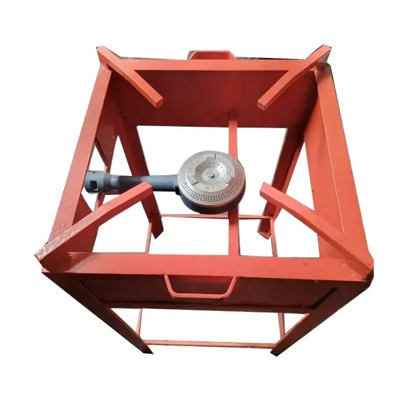 Gas Stove 1.5 x 1.5 x 3 ft with Single Burner, Mild Steel Material