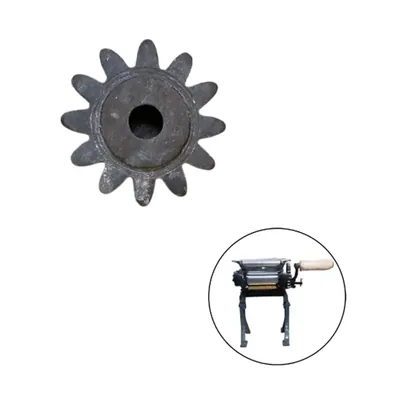 12 Teeth Mild Steel Gear (small) for 4 Inch Manual Noodle Making Machine