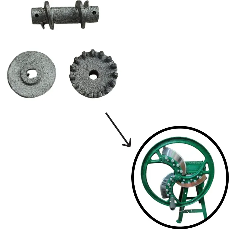 Gear Set For 6 kg Hand Operated 3 Blades Bhaji Cutter Machine for Leaves Cutting
