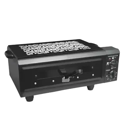 Glass Top Electric Tandoor 2 kW with Timer & 4 Skewer