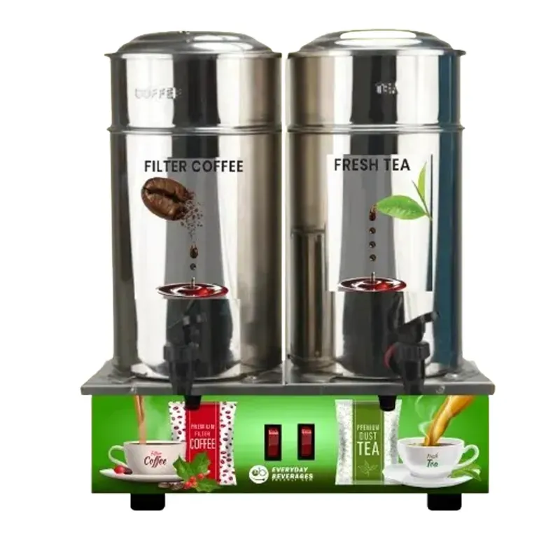 EVERYDAY 230 V, 4 L Traditional Coffee Tea Maker with Fully Automatic System and Stainless Steel 304 (Twin Tanks)