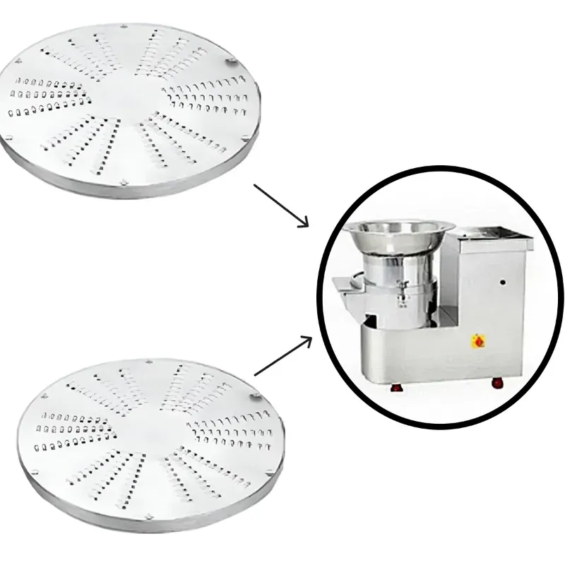 3 mm and 5 mm Grater Blade Set for 2 HP Motor Operated Stainless Steel Body Vegetable Cutter Machine