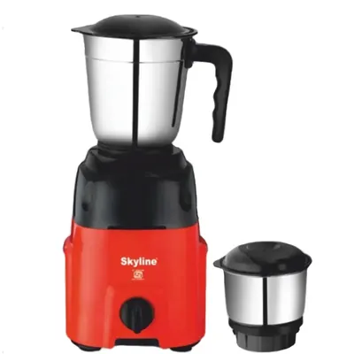Skyline (Pack of 8) 550 W Mixer Grinder with 2 Jars, VTL-1500