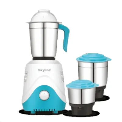 Skyline (Pack of 8) 3 Jars Mixer Grinder of 600 W, VTL-3000