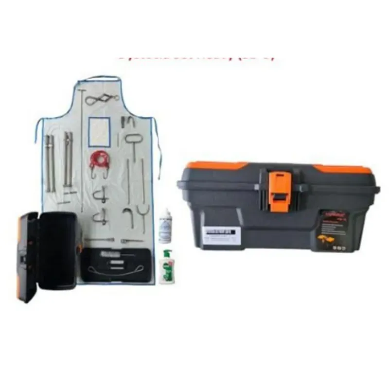 Gynaecology Dystocia Set for Veterinary Stainless Steel with Tool Box Veterinary Instruments (1 Set)