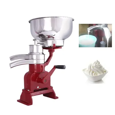 Paras 90 LPH Hand Operated Milk Cream Separator SS Body, 12 Litre Tank Capacity